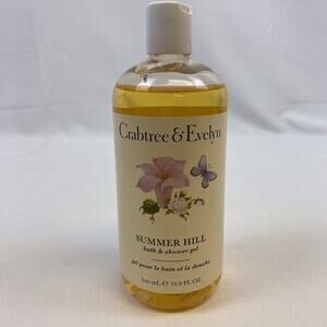 Crabtree & Evelyn Summer Hill Body Wash Shower Gel 16.9 fl oz Bottle